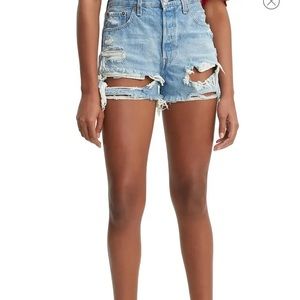 Denim shorts